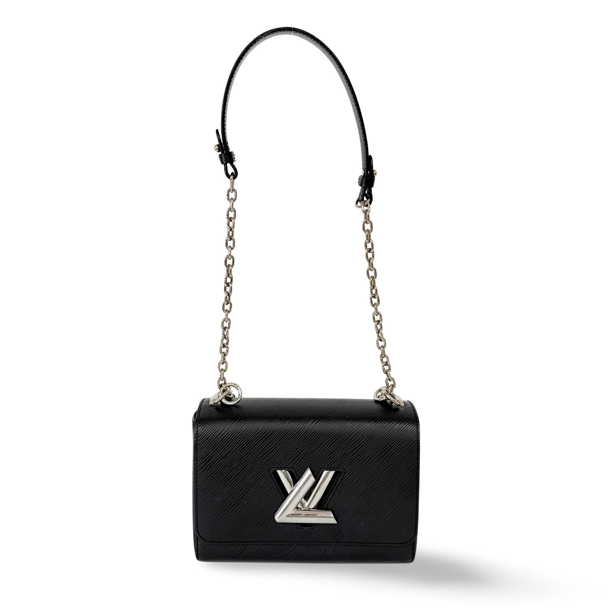 Louis Vuitton Twist Epi Leather Black Leather Handbag (Pre-Owned)