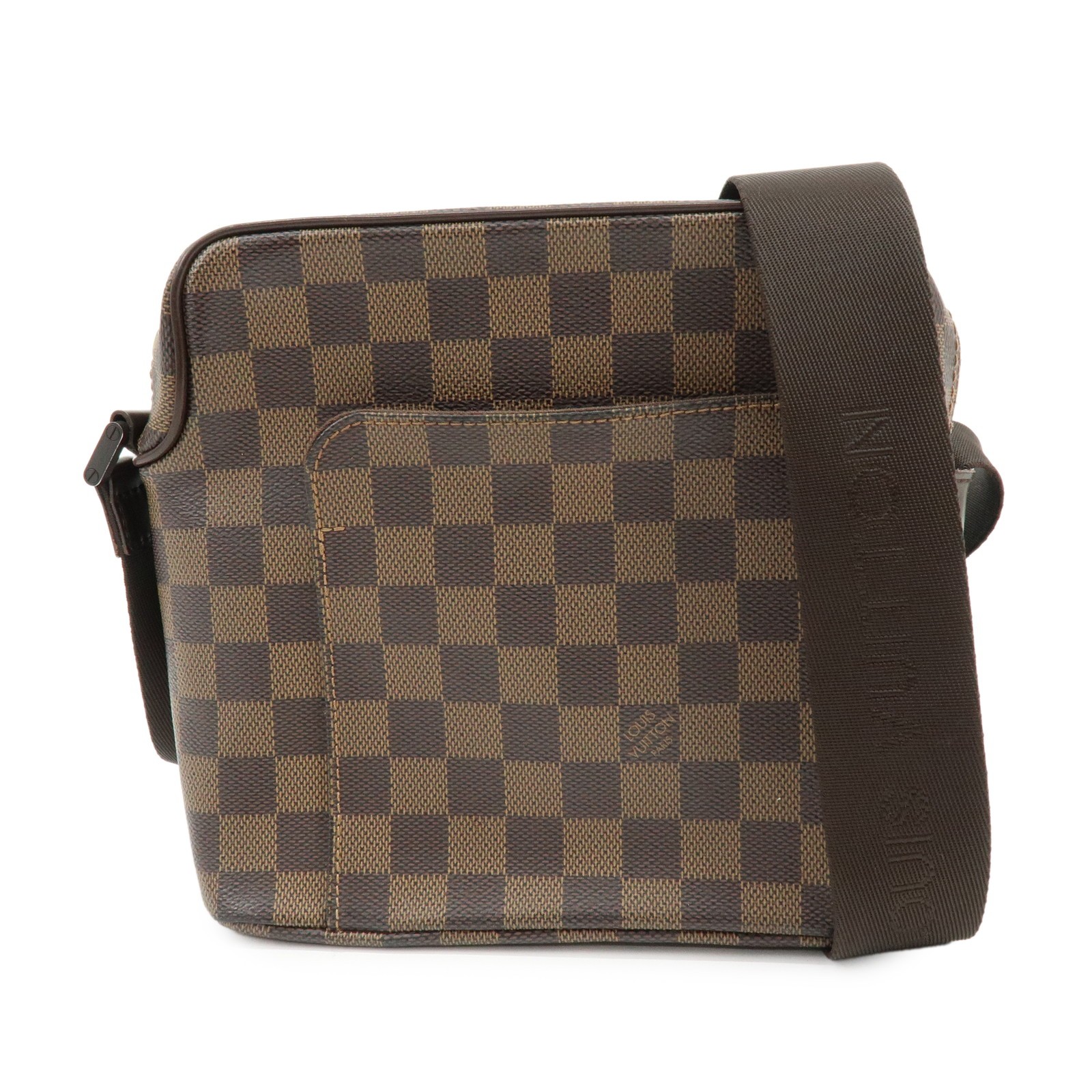 Louis Vuitton Olav Damier Brown Canvas Shoulder Bag Bag (Pre-Owned)