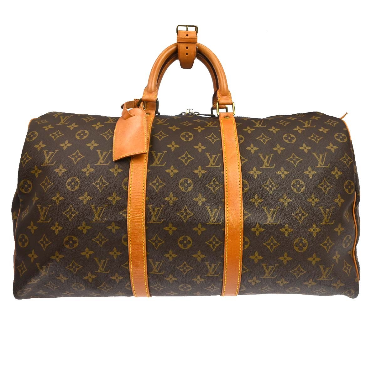 Louis Vuitton Keepall Monogram Canvas Brown Canvas Travel Bag Bag (Pre-Owned)
