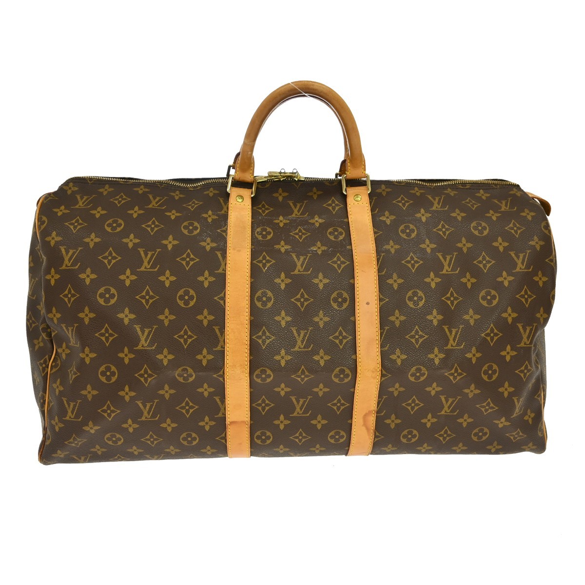 Louis Vuitton Keepall Monogram Canvas Brown Canvas Travel Bag Bag (Pre-Owned)