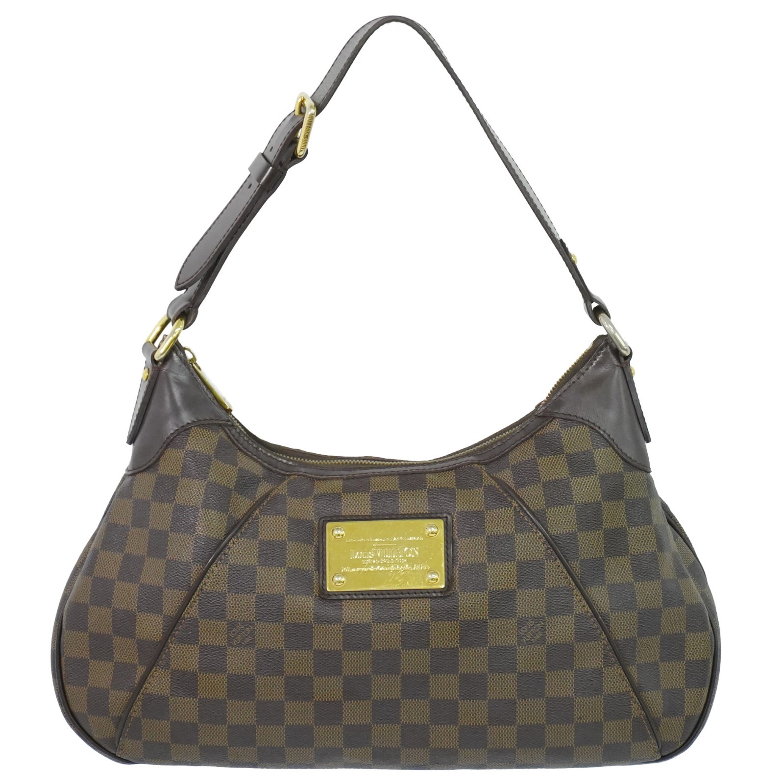 Louis Vuitton Thames Damier Brown Canvas Handbag (Pre-Owned)