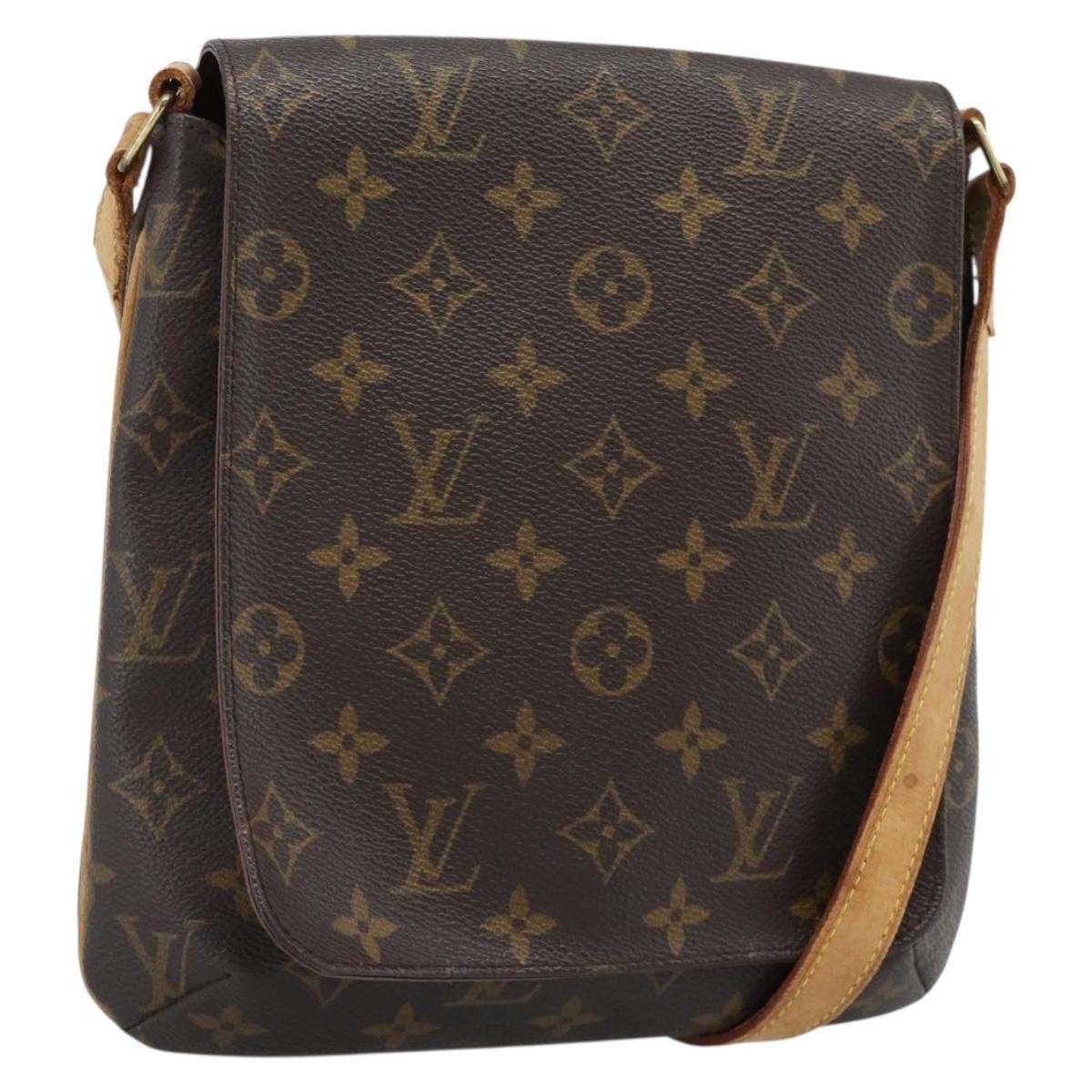 Louis Vuitton Musette Salsa Monogram Canvas Brown Canvas Handbag (Pre-Owned)
