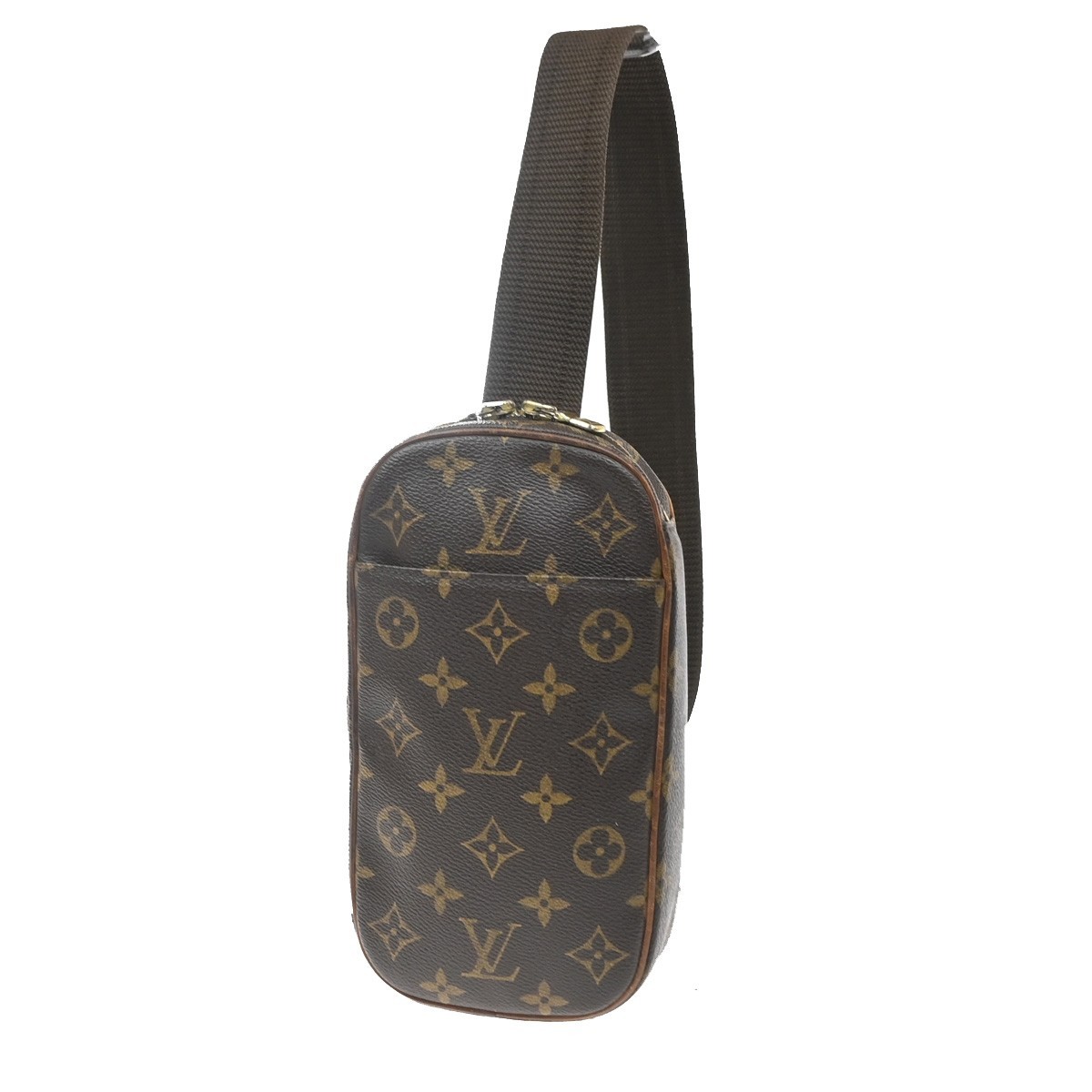 Louis Vuitton Pochette Gange Monogram Canvas Brown Canvas Clutche & Pouche Bag (Pre-Owned)