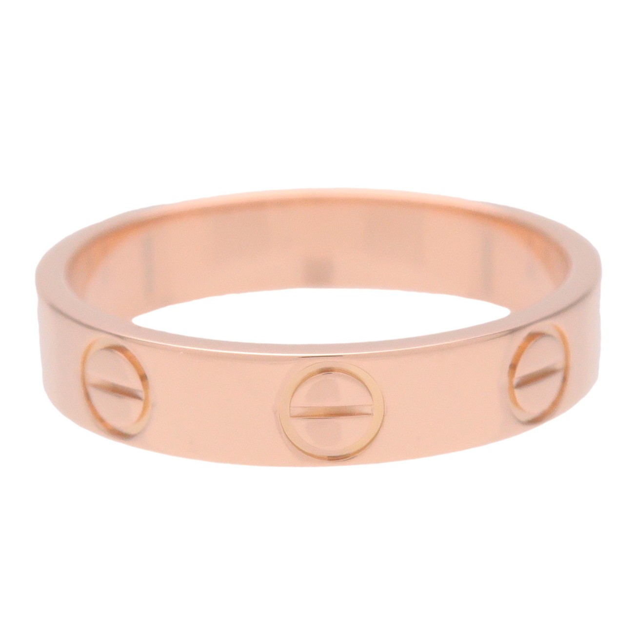 Cartier Love Band 18K Rose Gold Gold Rose_Gold Ring Jewelry (Pre-Owned)