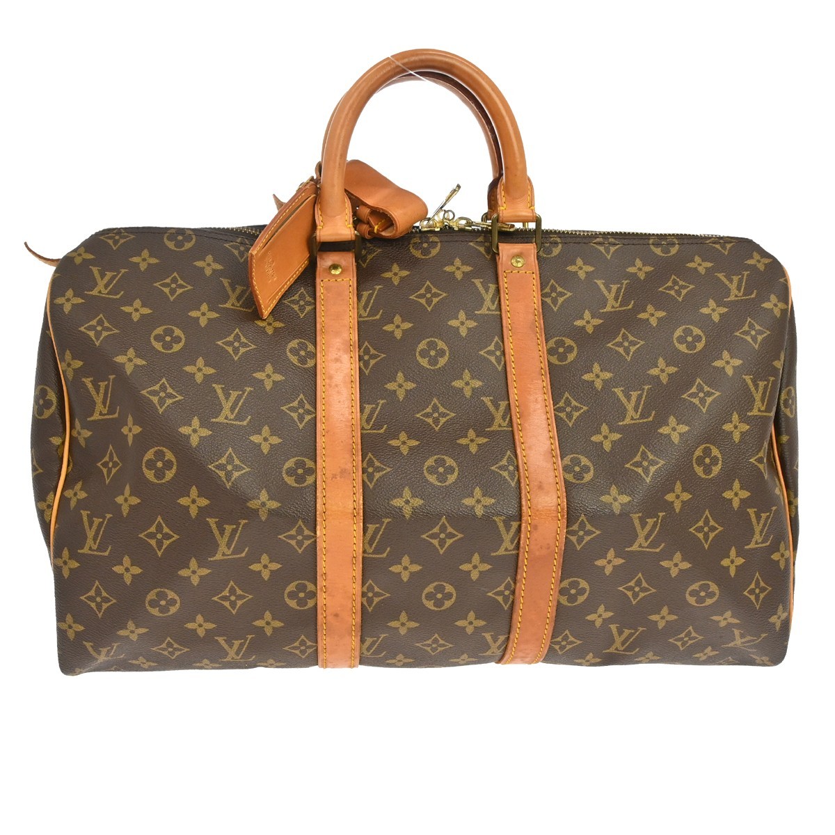 Louis Vuitton Keepall Monogram Canvas Brown Canvas Travel Bag Bag (Pre-Owned)