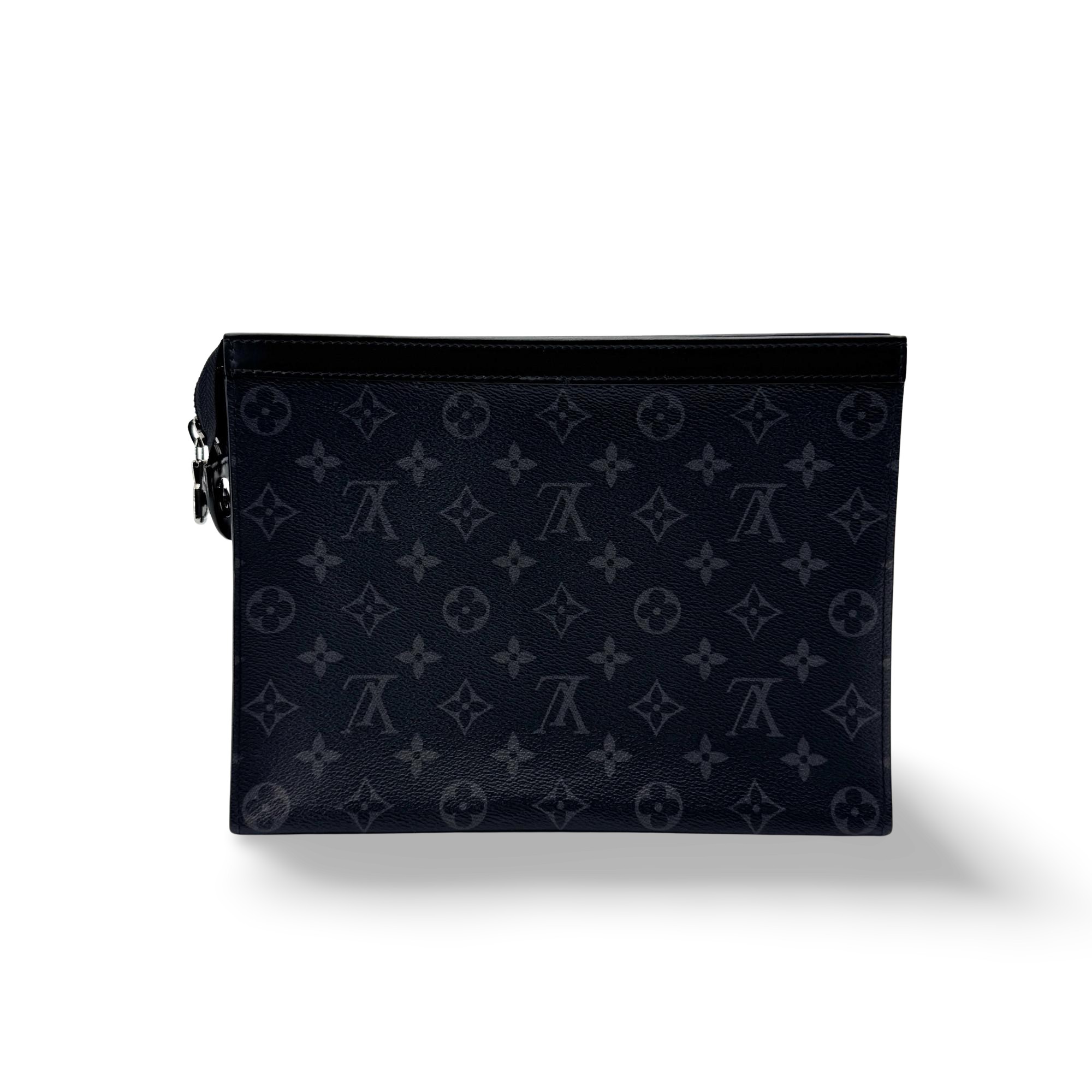 Louis Vuitton Pochette Voyage Monogram Eclipse Canvas Black Canvas Clutche & Pouche Bag (Pre-Owned)