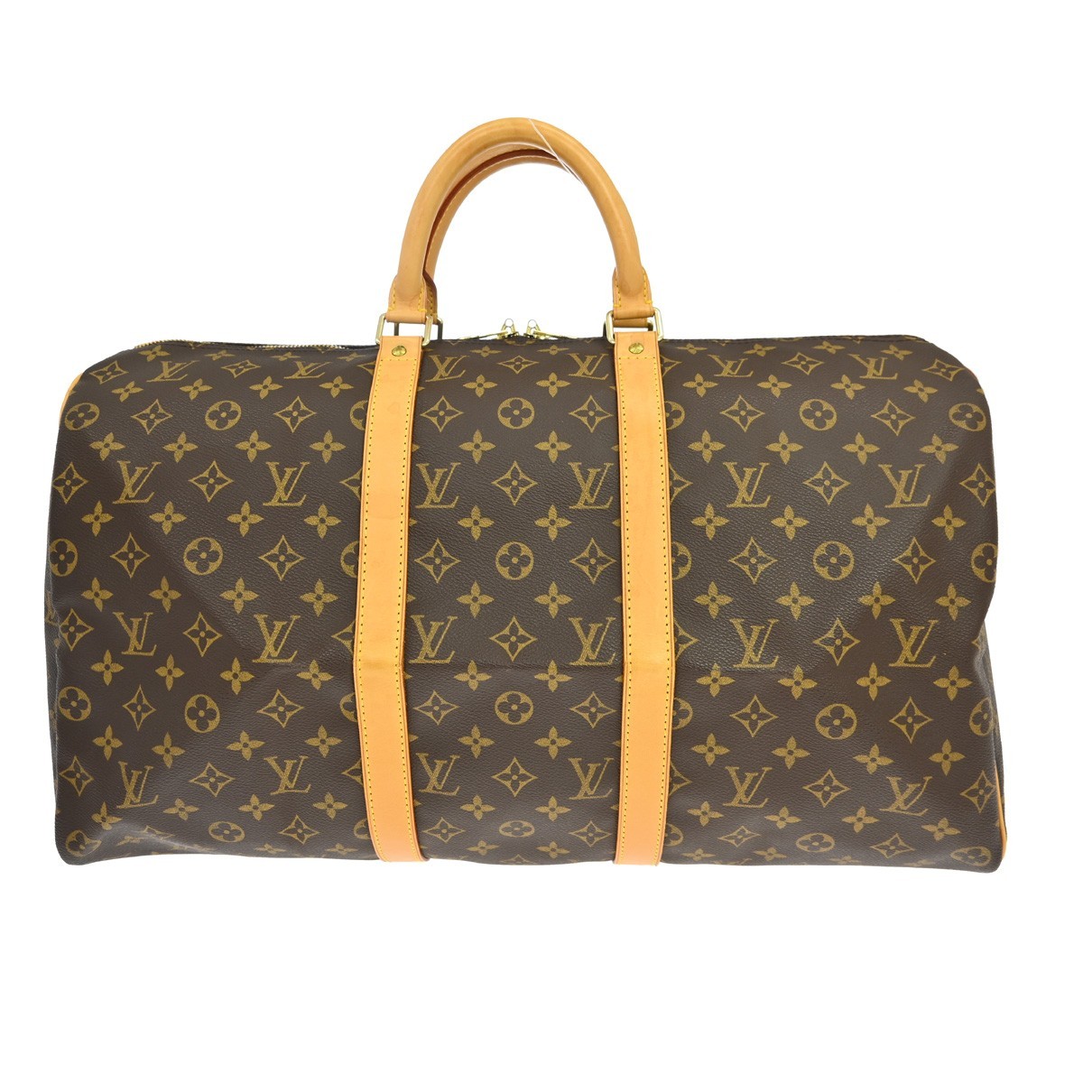 Louis Vuitton Keepall Monogram Canvas Brown Canvas Travel Bag Bag (Pre-Owned)