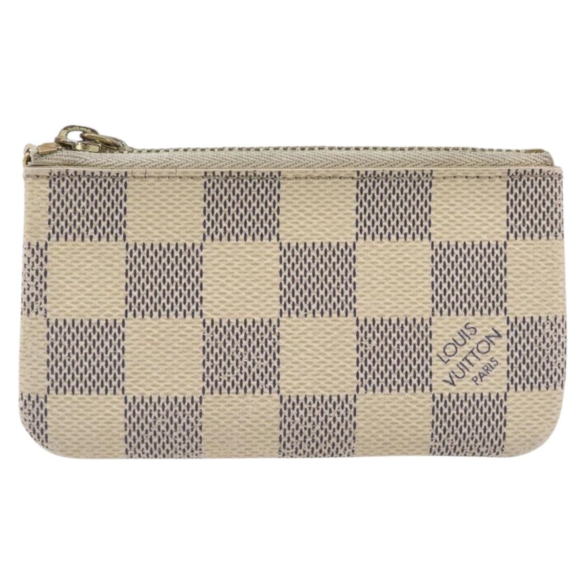 Louis Vuitton Pochette Clés Nm Damier Canvas Beige Canvas Wallets Accessory (Pre-Owned)