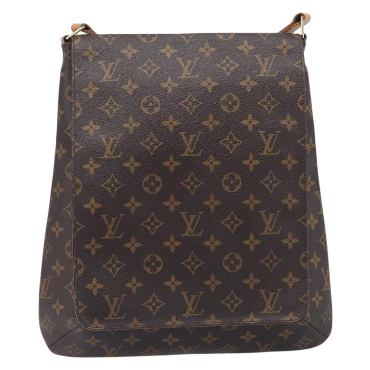 Louis Vuitton Musette Monogram Canvas Brown Canvas Handbag (Pre-Owned)