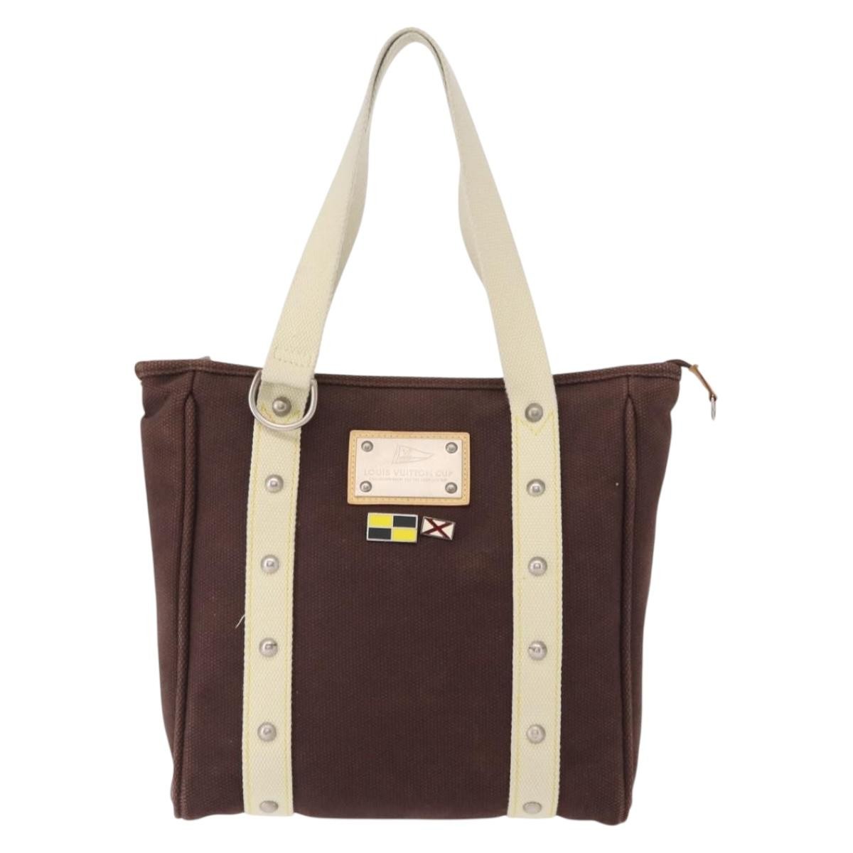 Louis Vuitton Antigua Canvas Brown Canvas Tote Bag Bag (Pre-Owned)
