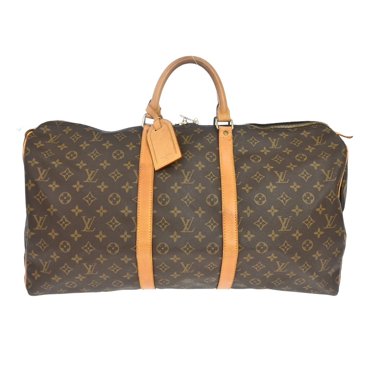 Louis Vuitton Keepall Monogram Canvas Brown Canvas Travel Bag Bag (Pre-Owned)