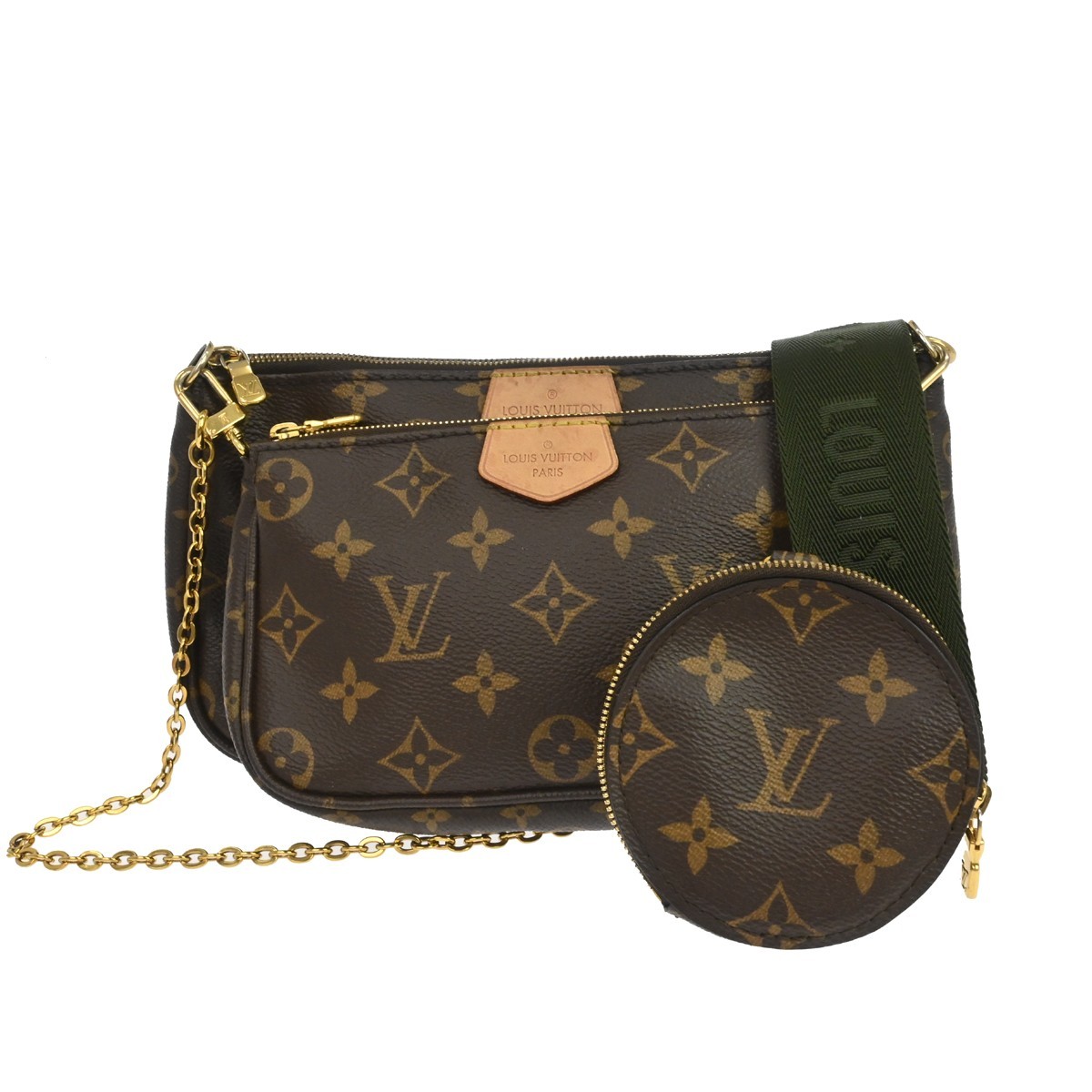 Louis Vuitton Multi-Pochette Monogram Canvas Brown Canvas Clutche & Pouche Bag (Pre-Owned)