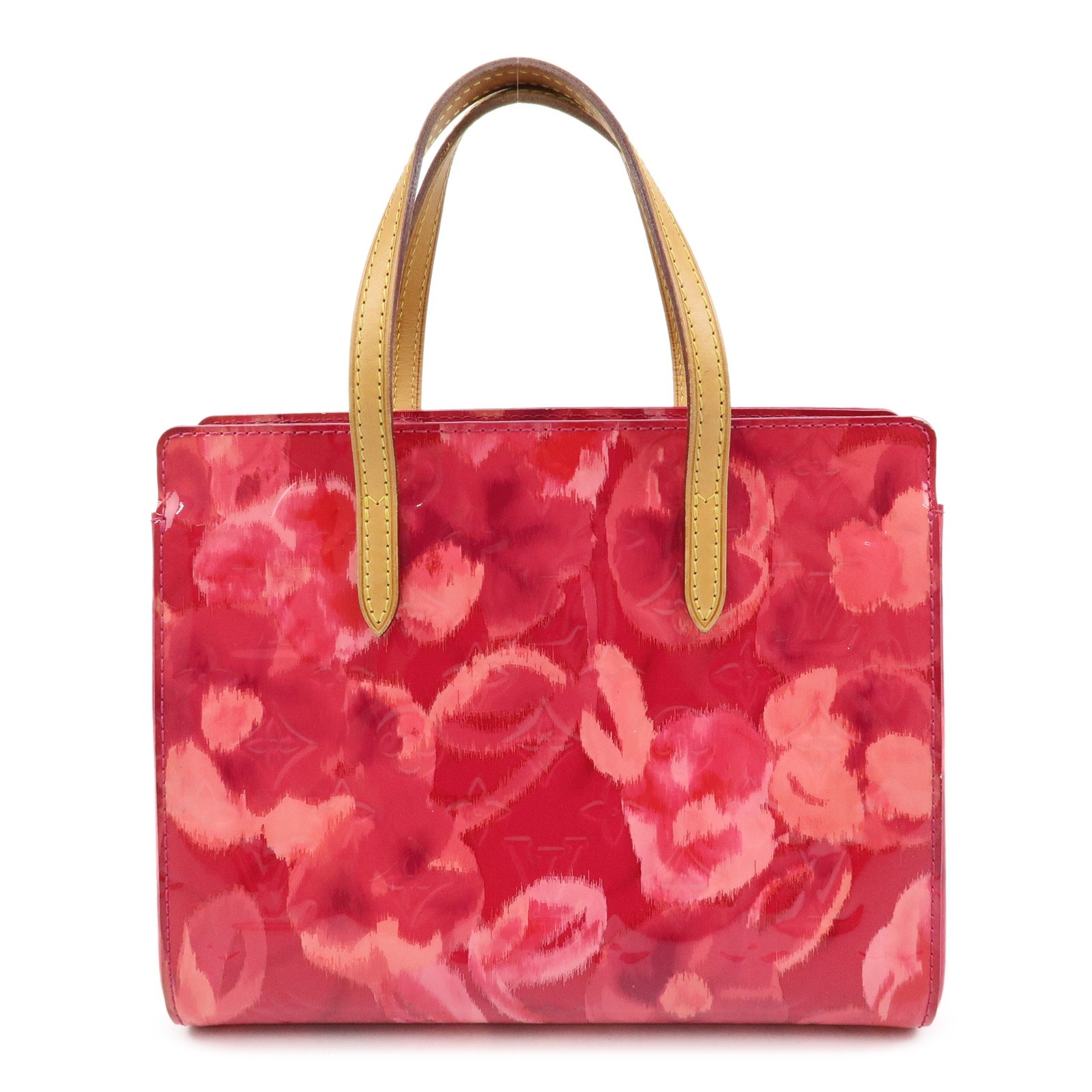 Louis Vuitton Catalina Limited Edition Monogram Vernis Ikat Pink Patent_Leather Handbag (Pre-Owned)