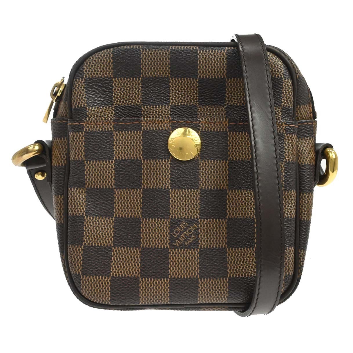 Louis Vuitton Rift Damier Brown Canvas Handbag (Pre-Owned)