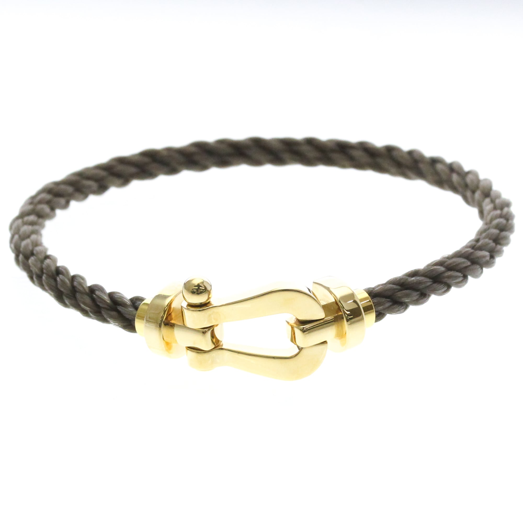 Fred Paris Force 10 18K Yellow Gold With Pave Diamonds Gold Yellow_Gold Bracelet Jewelry (Pre-Owned)