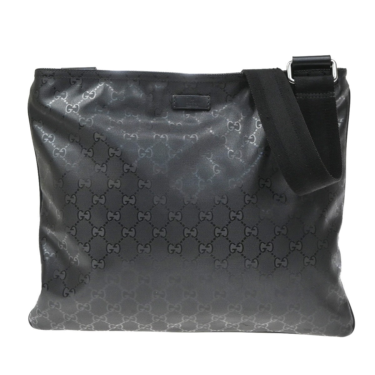 Gucci Crossbody Gg Imprime Black Canvas Crossbody Bag Bag (Pre-Owned)