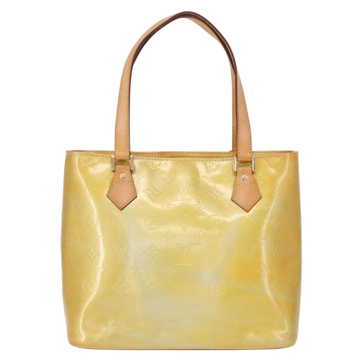 Louis Vuitton Lexington Pochette Monogram Vernis Beige Patent_Leather Clutche & Pouche Bag (Pre-Owned)