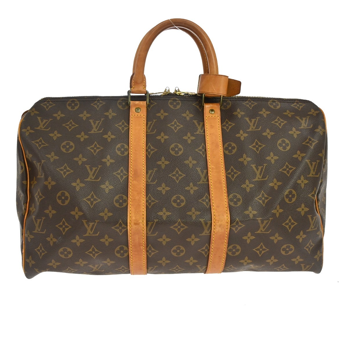 Louis Vuitton Keepall Monogram Canvas Brown Canvas Travel Bag Bag (Pre-Owned)