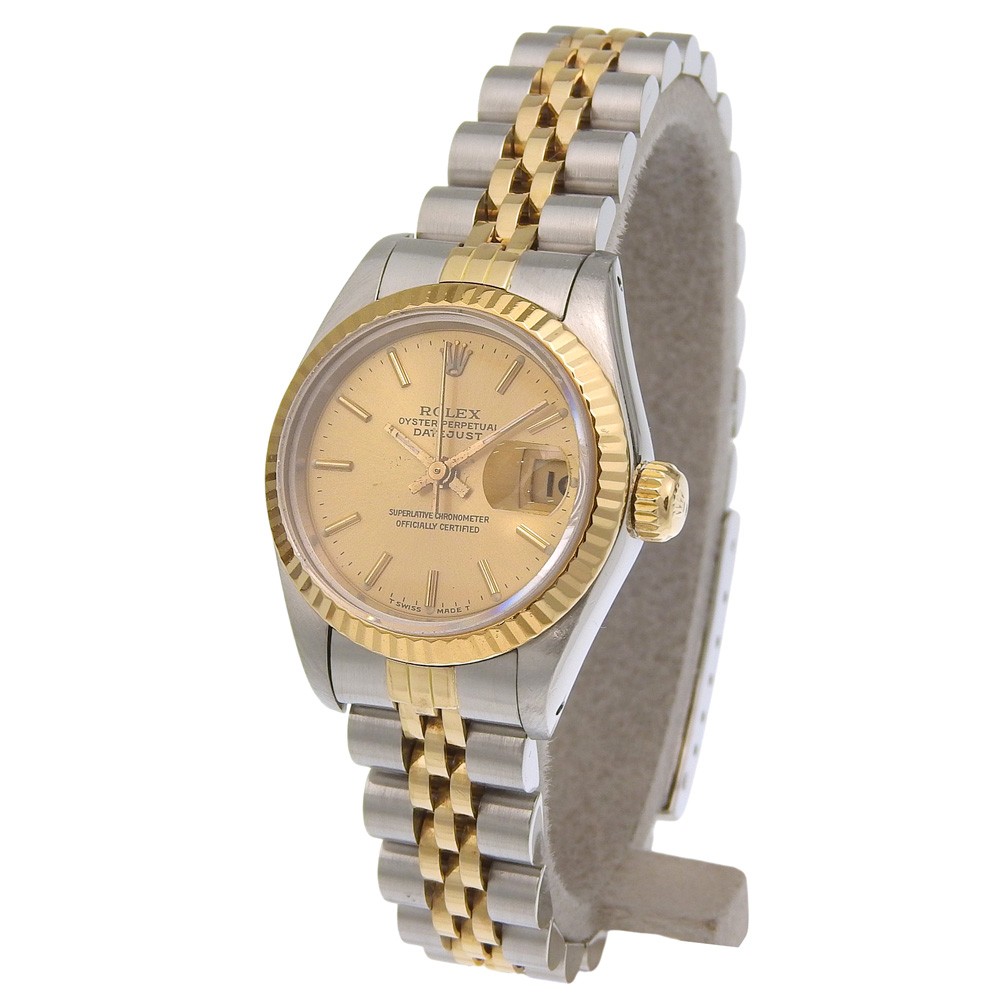 Rolex Oyster Perpetual Datejust Automatic Stainless Steel And Yellow Gold Watch PreOwned