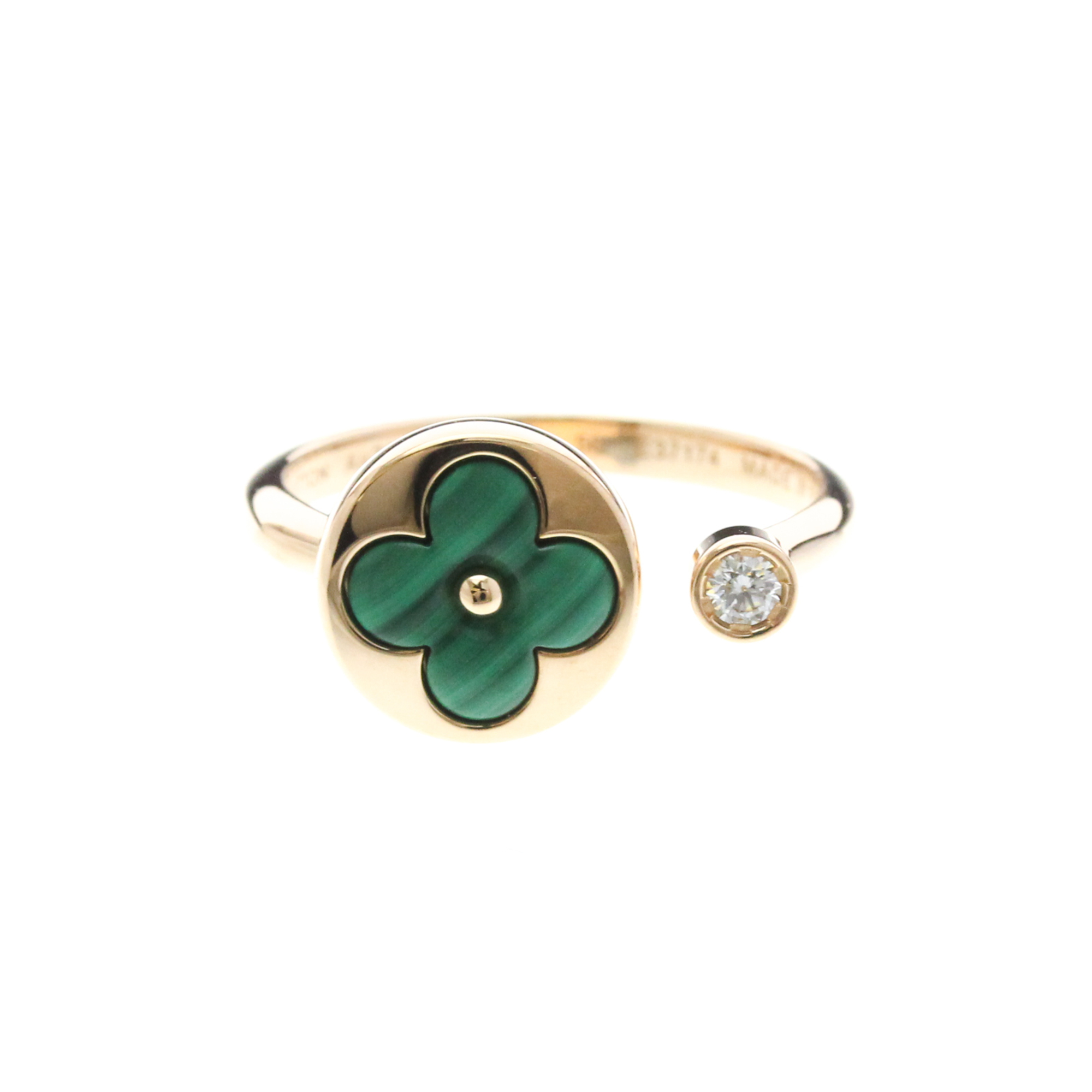 Louis Vuitton Color Blossom Mini Sun 18K Rose Gold With Mother Of Pearl And Diamond Gold Pink_Gold Ring Jewelry (Pre-Owned)