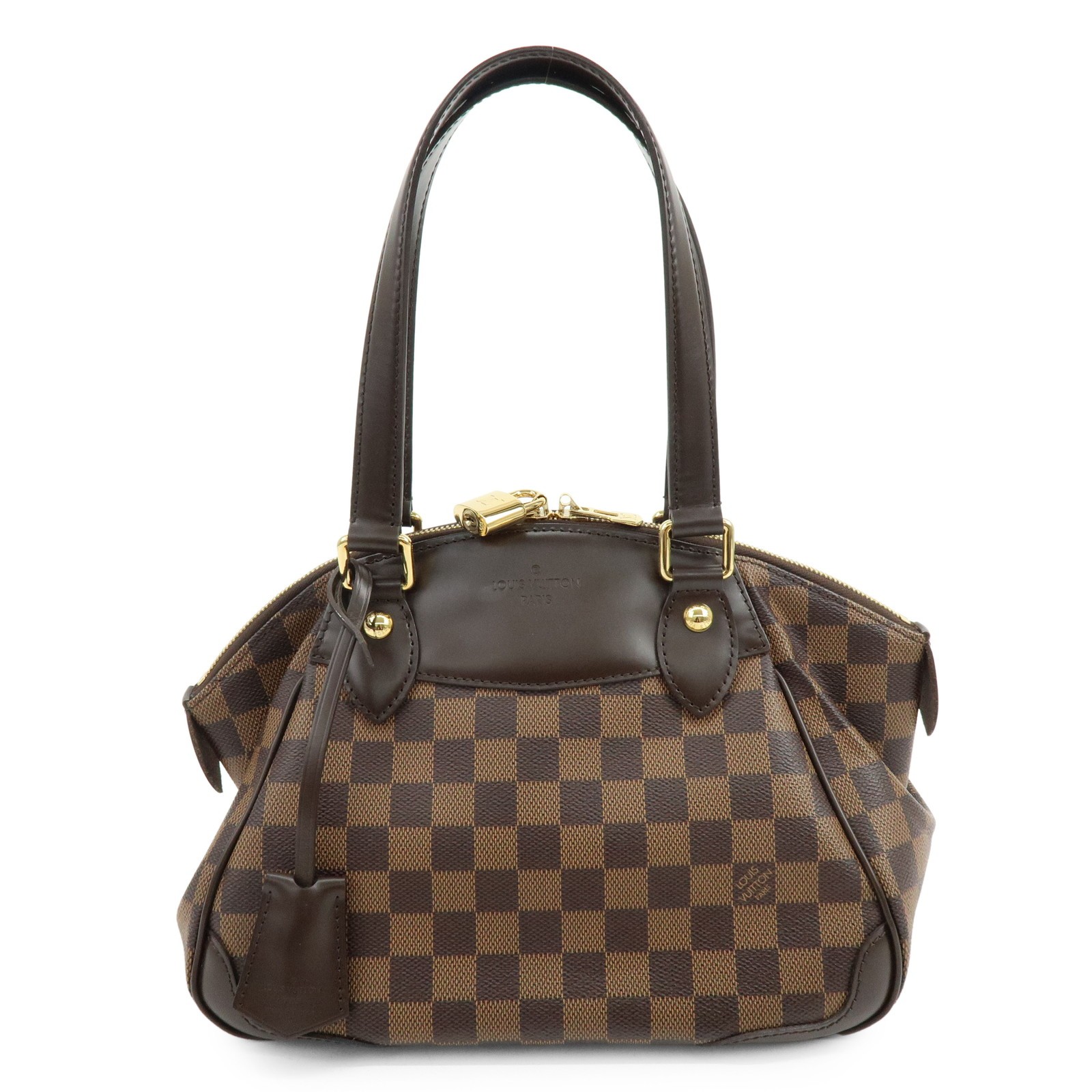 Louis Vuitton Verona Damier Brown Canvas Handbag (Pre-Owned)