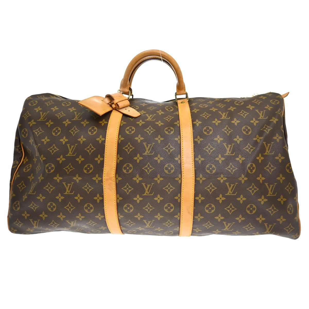Louis Vuitton Keepall Monogram Canvas Brown Canvas Travel Bag Bag (Pre-Owned)
