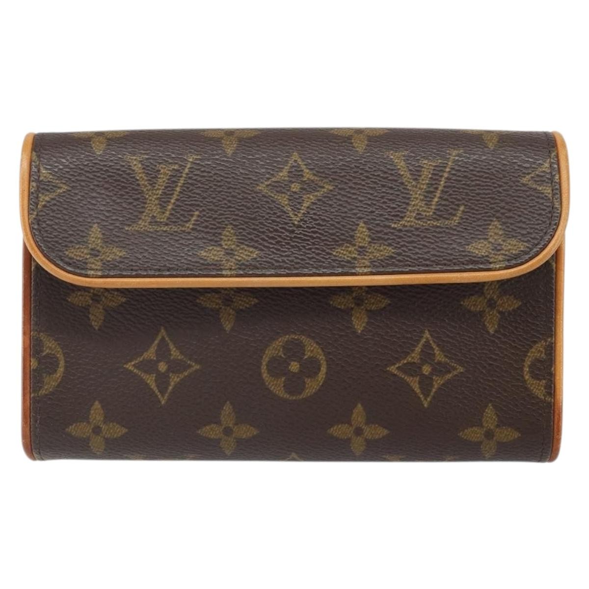 Louis Vuitton Florentine Pochette Canvas Brown Canvas Clutche & Pouche Bag (Pre-Owned)