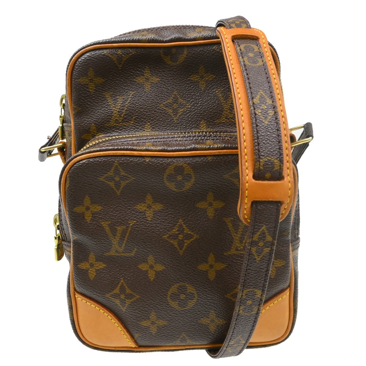 Louis Vuitton Amazone Monogram Canvas Brown Canvas Shoulder Bag Bag (Pre-Owned)