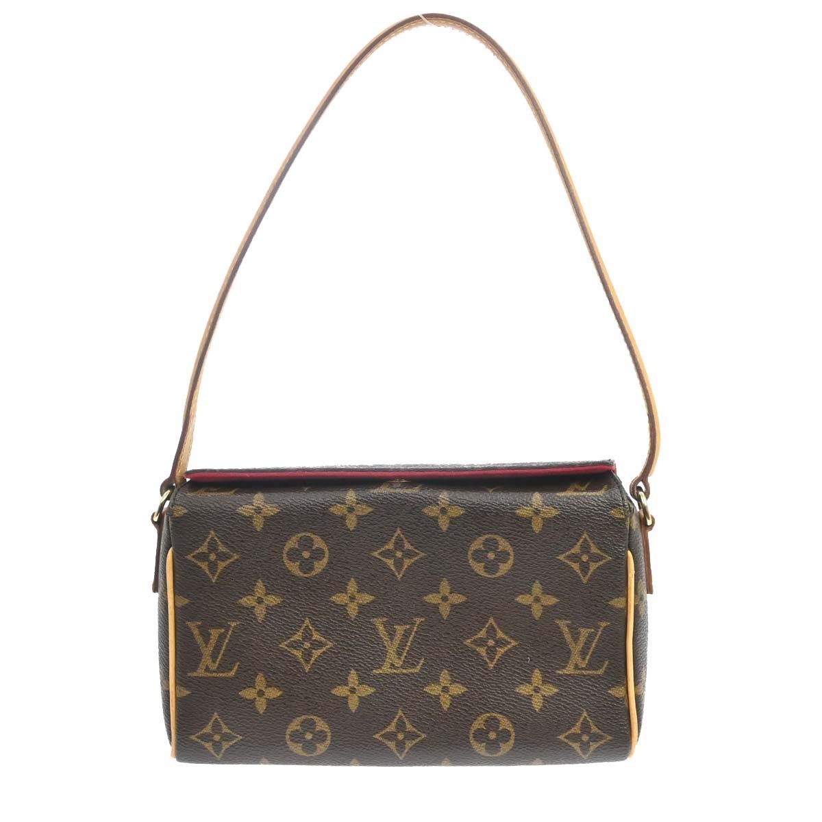 Louis Vuitton Recital Monogram Canvas Brown Canvas Handbag (Pre-Owned)