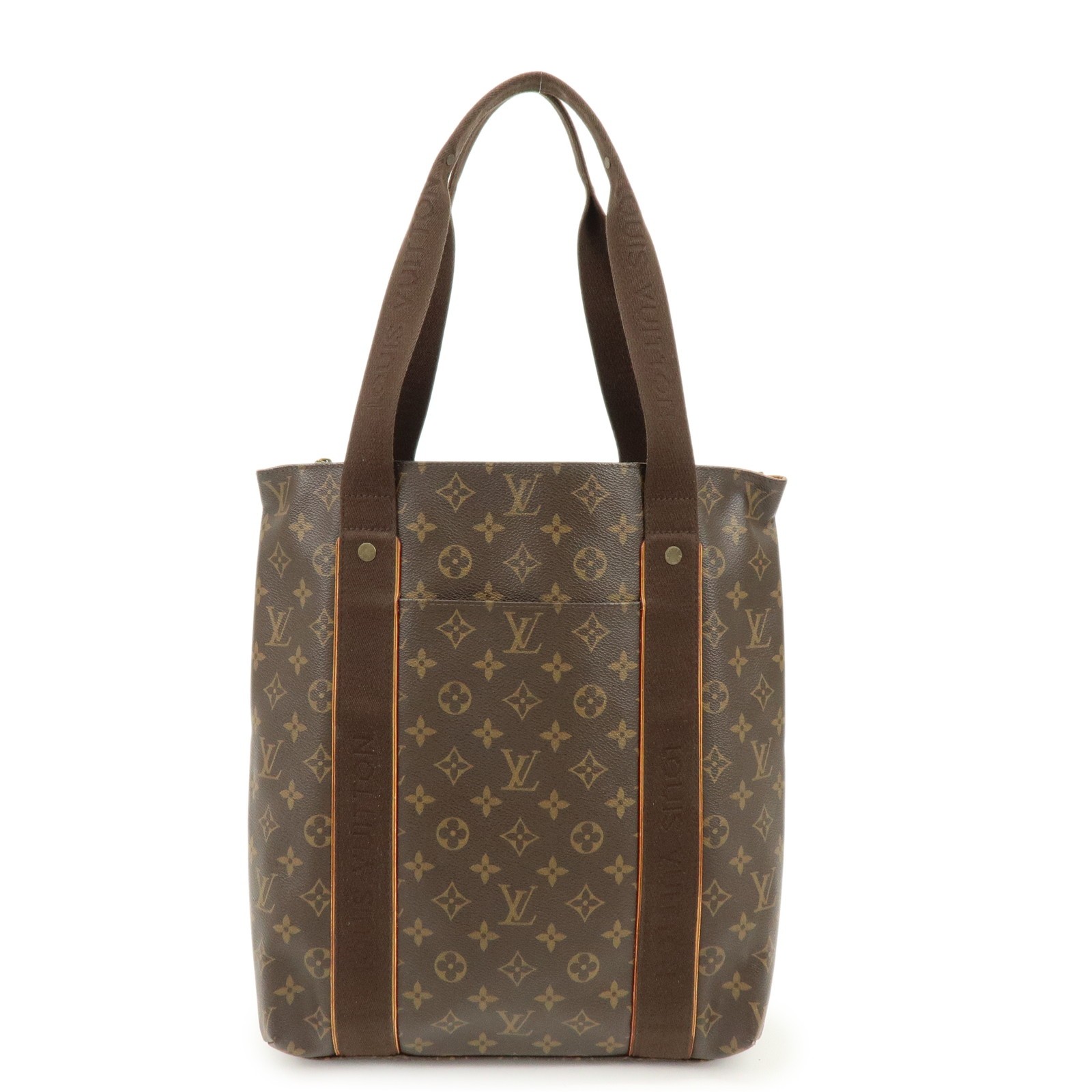 Louis Vuitton Cabas Beaubourg Monogram Canvas Brown Canvas Tote Bag Bag (Pre-Owned)