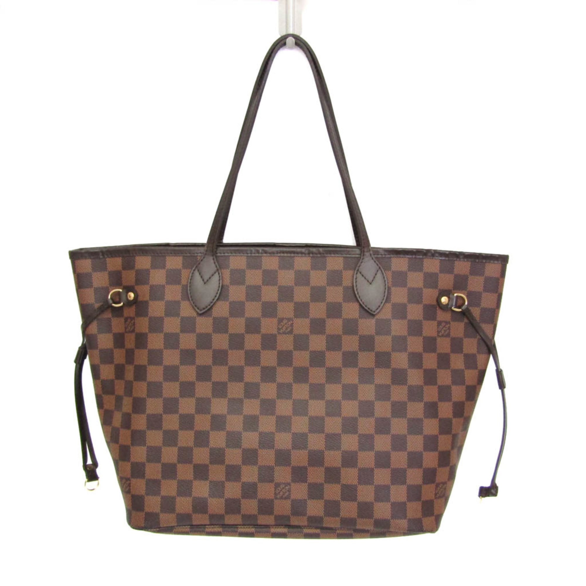 Louis Vuitton Neverfull Damier Brown Canvas Tote Bag Bag (Pre-Owned)
