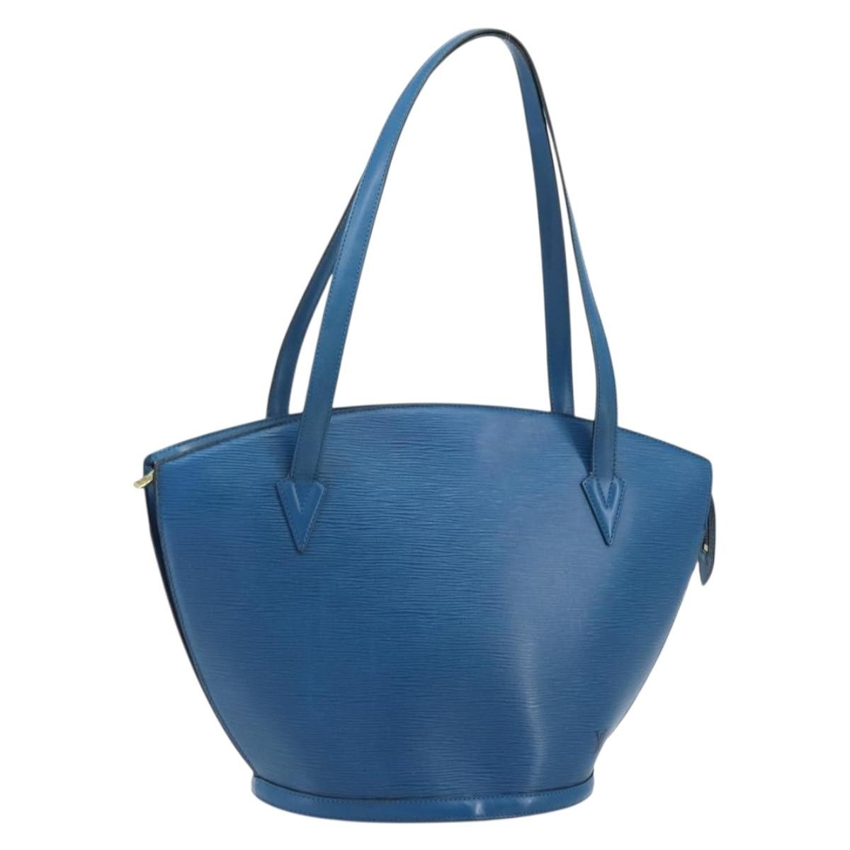 Louis Vuitton Saint Jacques Epi Leather Blue Leather Handbag (Pre-Owned)