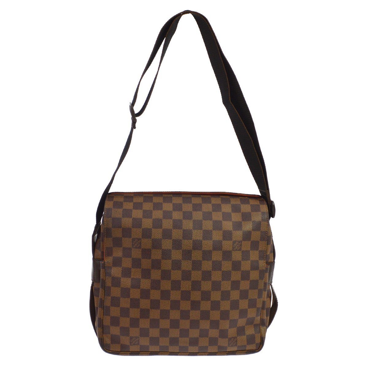 Louis Vuitton Naviglio Damier Brown Canvas Shoulder Bag Bag (Pre-Owned)