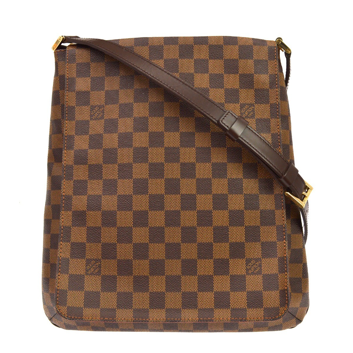 Louis Vuitton Musette Damier Brown Canvas Handbag (Pre-Owned)