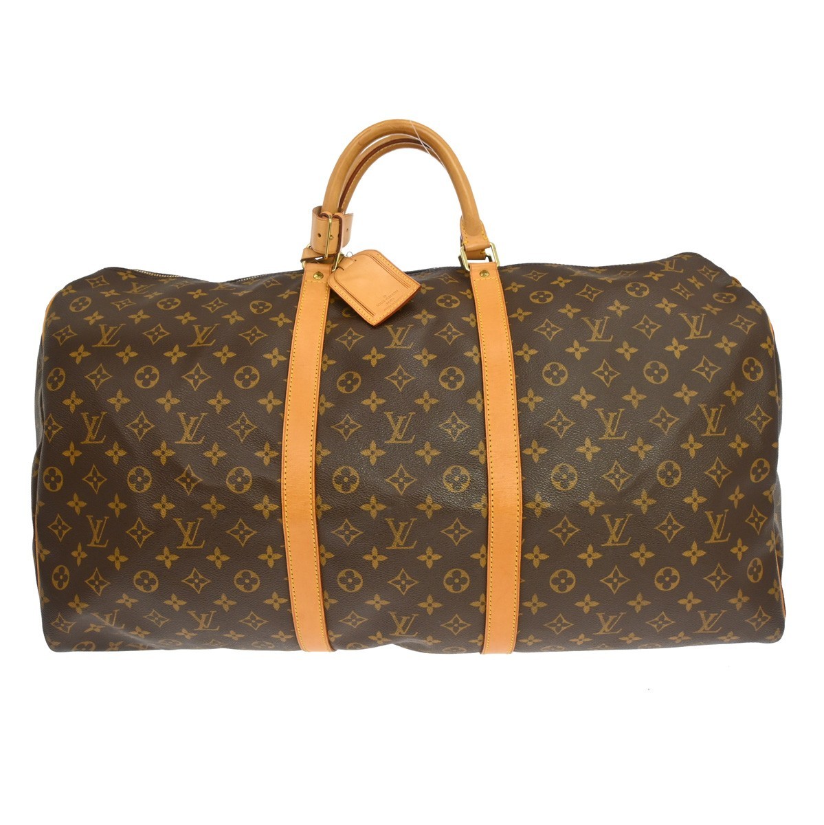 Louis Vuitton Keepall Monogram Canvas Brown Canvas Travel Bag Bag (Pre-Owned)