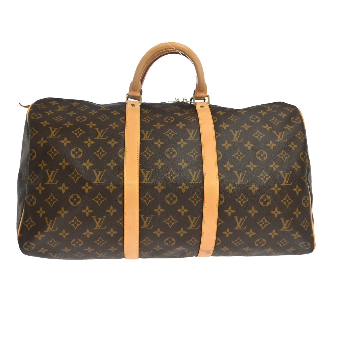 Louis Vuitton Keepall Monogram Canvas Brown Canvas Travel Bag Bag (Pre-Owned)