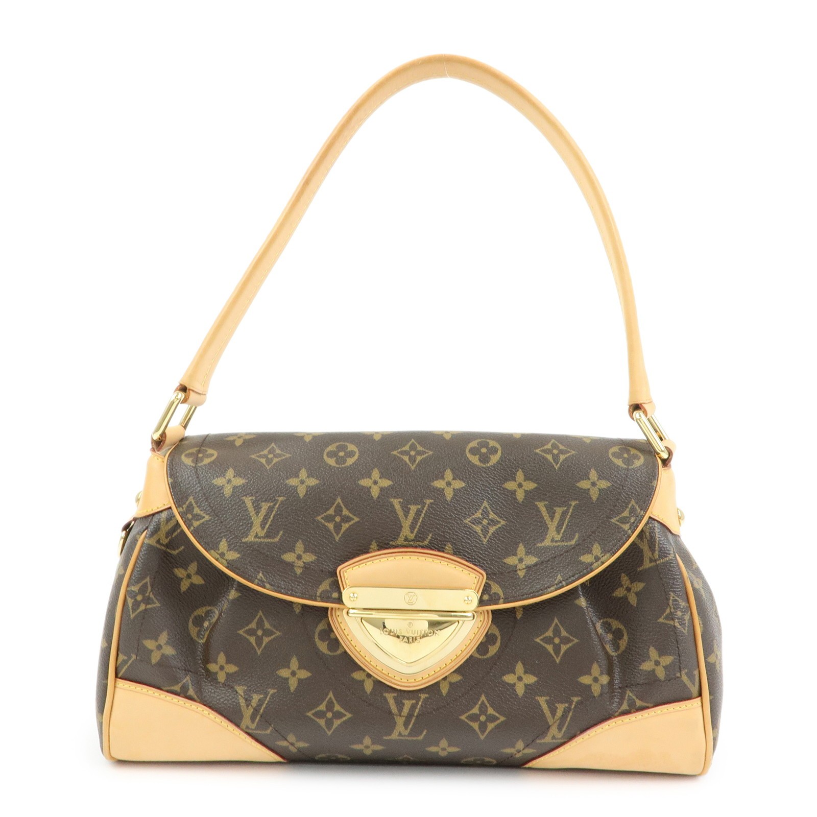 Louis Vuitton Beverly Monogram Canvas Brown Canvas Handbag (Pre-Owned)