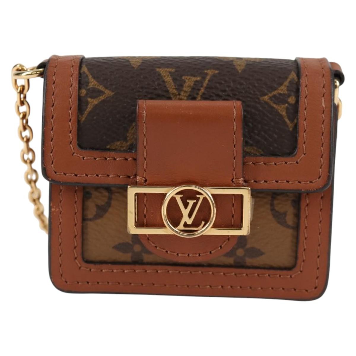 Louis Vuitton Dauphine Reverse Monogram Canvas Brown Canvas Shoulder Bag Bag (Pre-Owned)