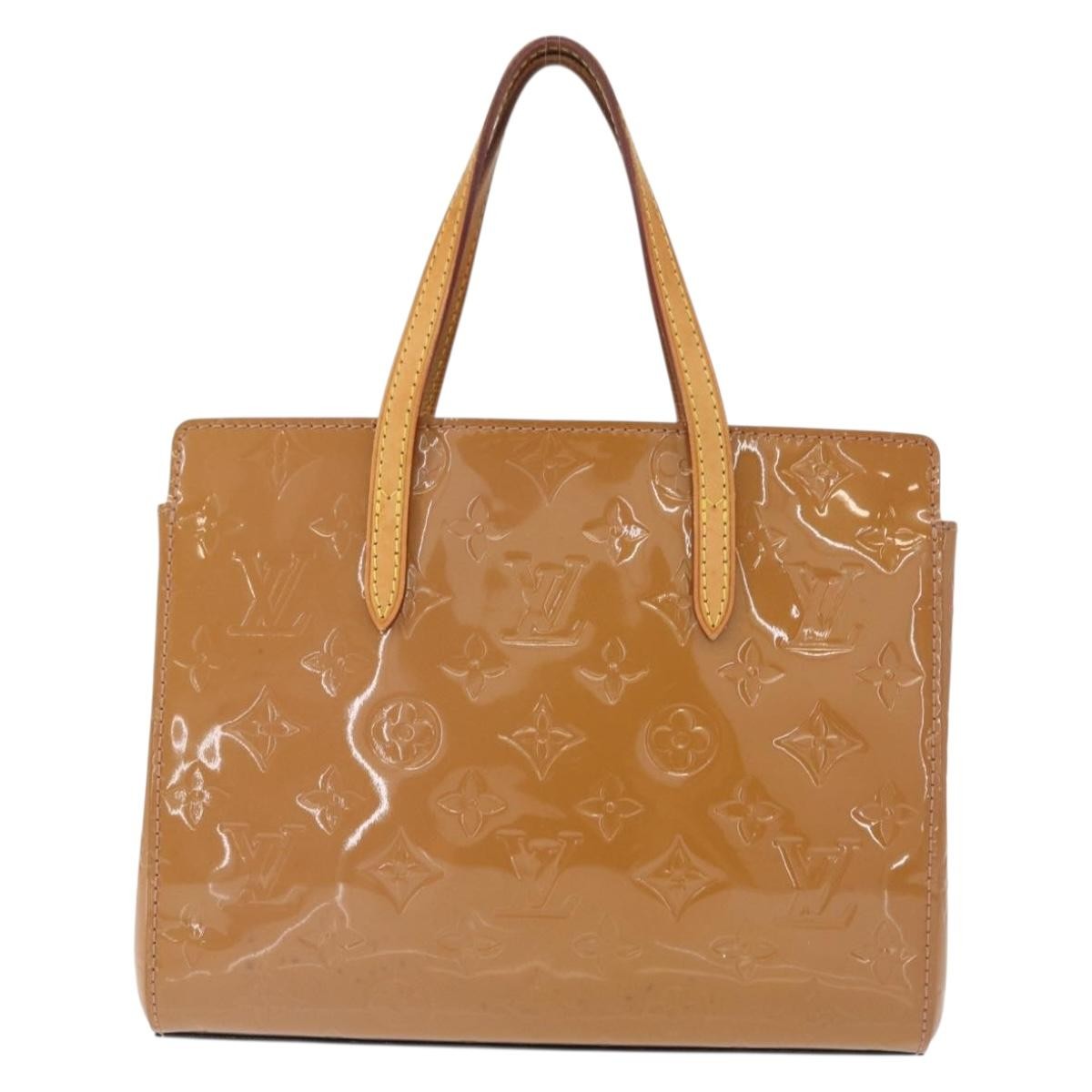 Louis Vuitton Catalina Monogram Vernis Pink Patent_Leather Handbag (Pre-Owned)