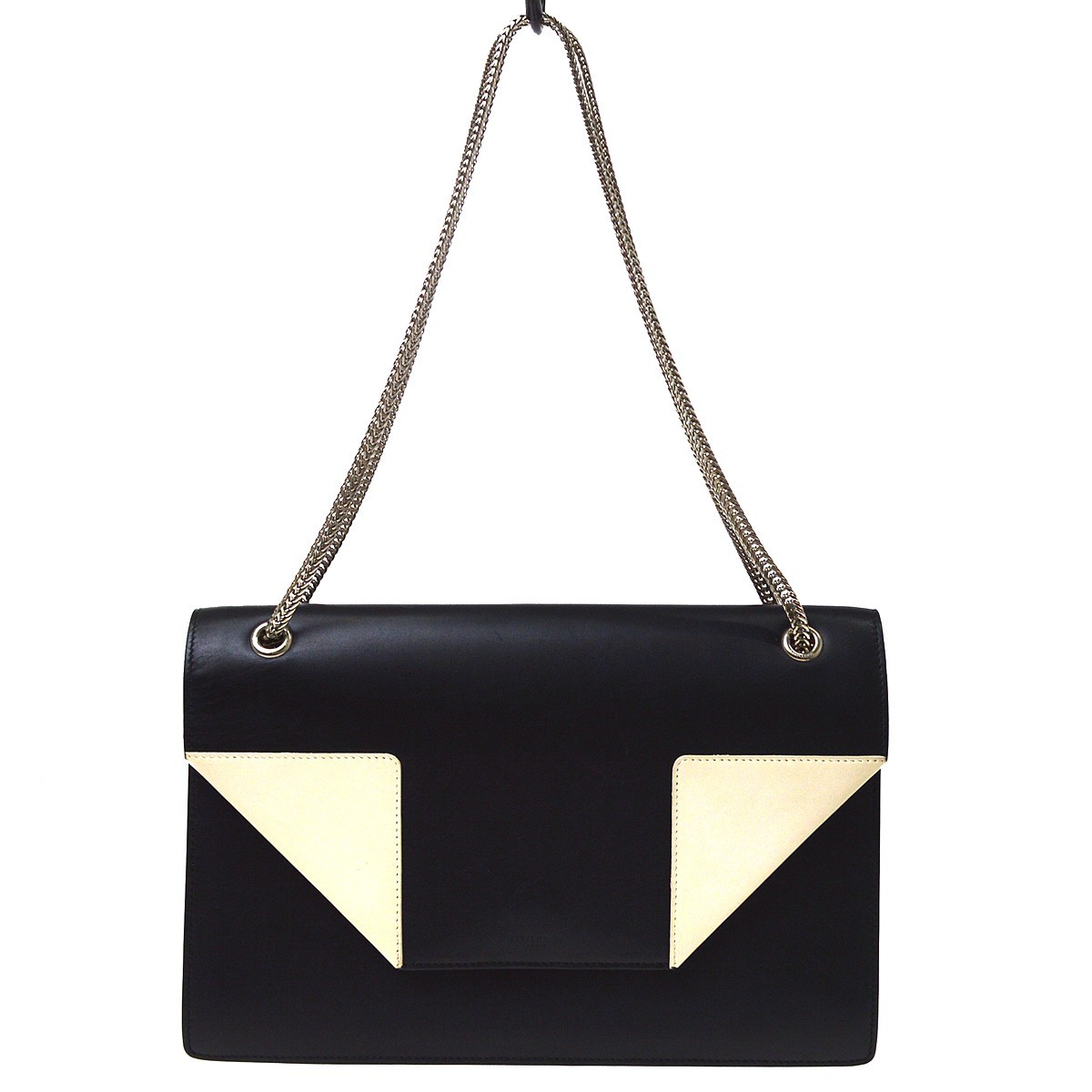 Saint Laurent Betty Leather Black Leather Handbag (Pre-Owned)