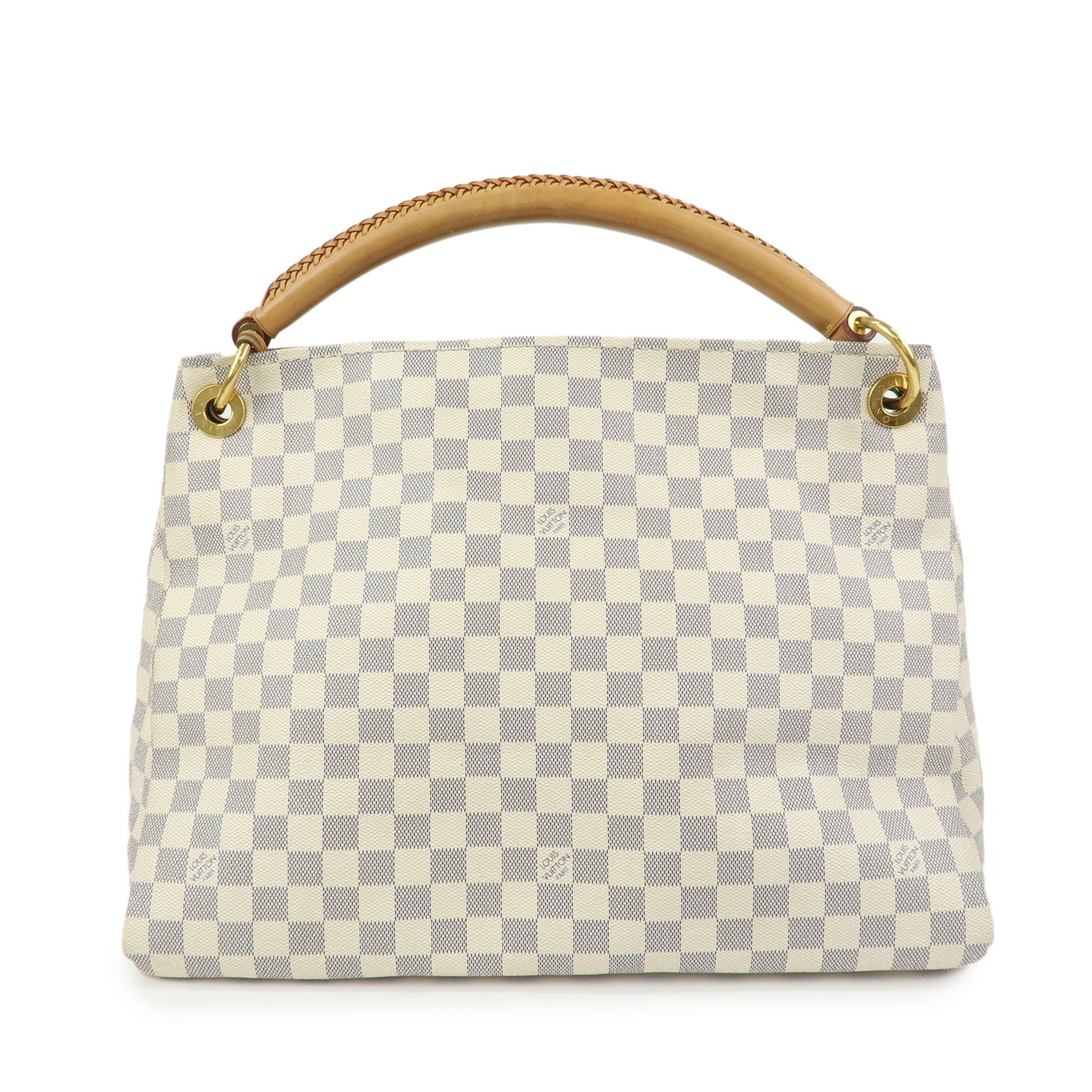 Louis Vuitton Artsy Damier White Canvas Handbag (Pre-Owned)