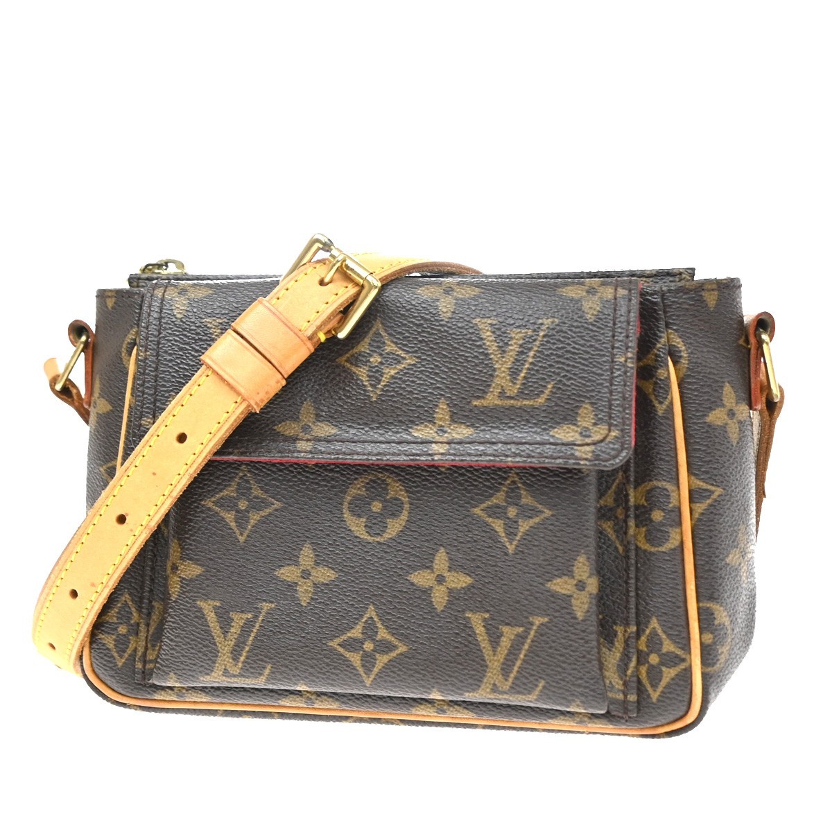 Louis Vuitton Viva Cite Monogram Canvas Brown Canvas Handbag (Pre-Owned)