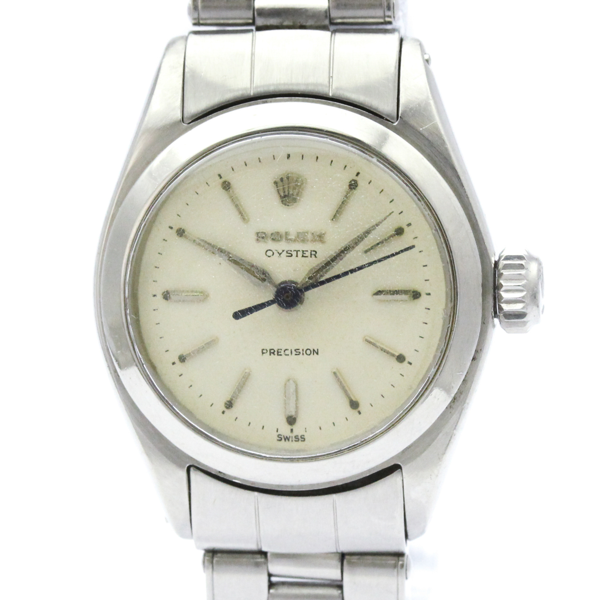 Rolex Oyster Precision Steel Watch PreOwned