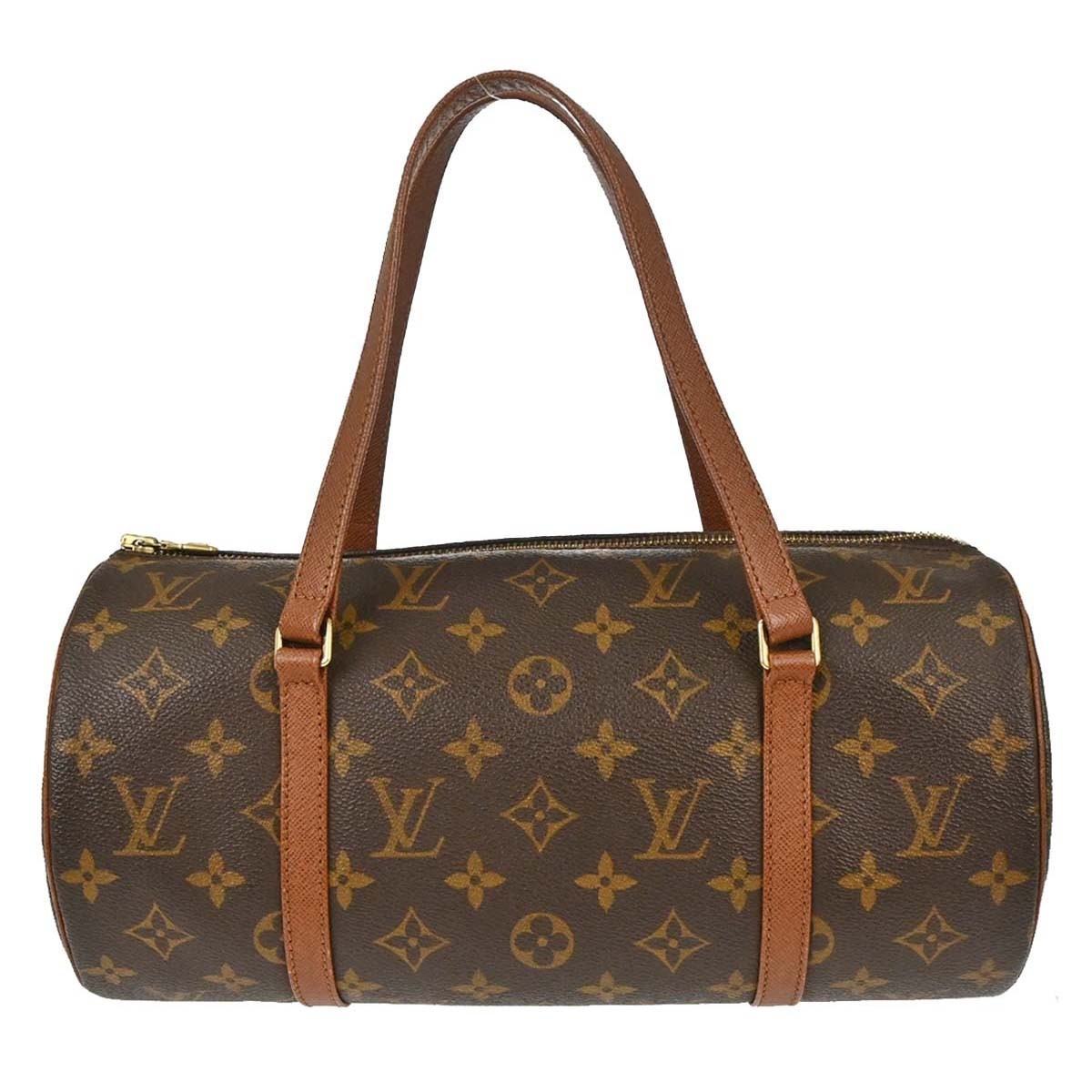 Louis Vuitton Papillon Monogram Canvas Brown Canvas Handbag (Pre-Owned)