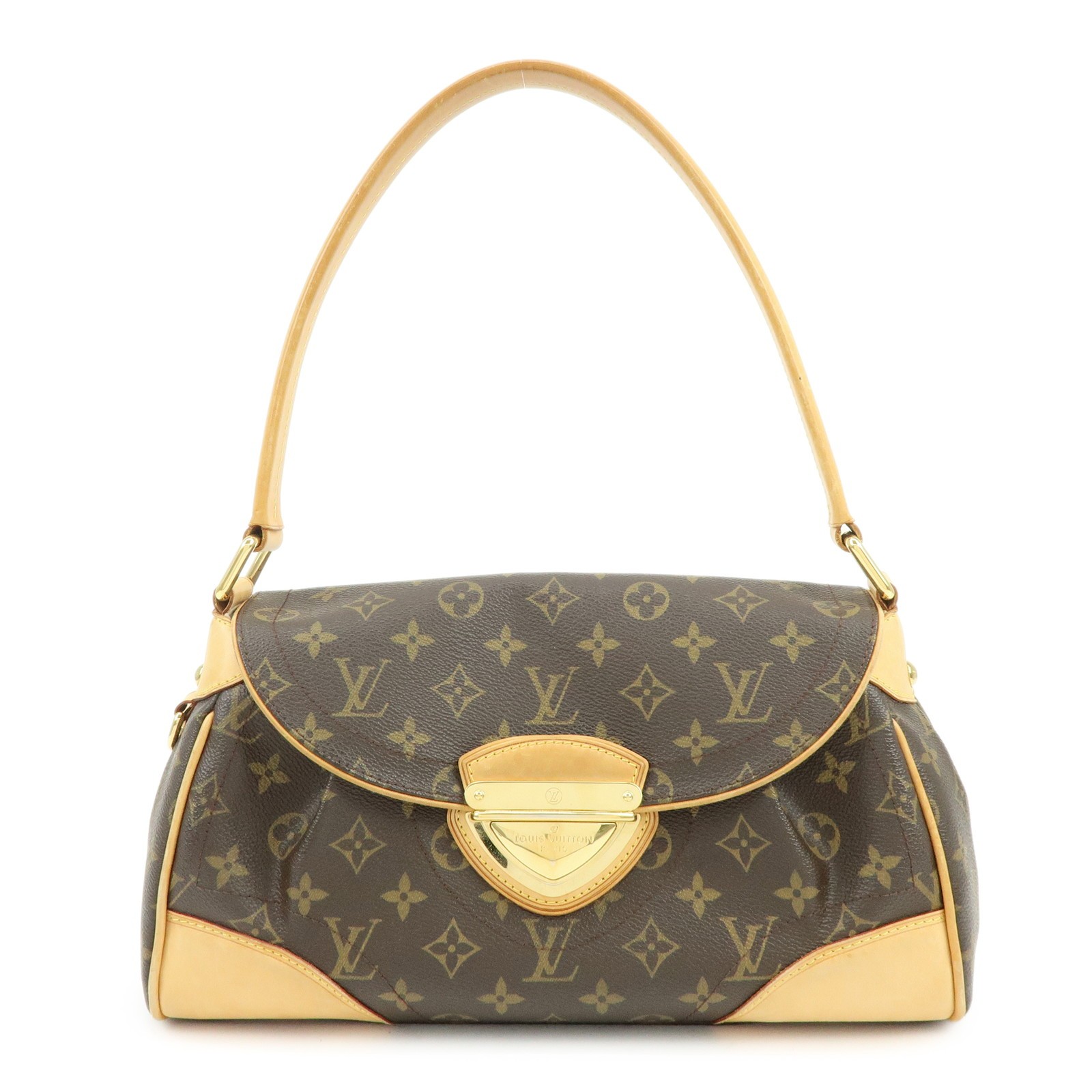 Louis Vuitton Beverly Monogram Canvas Brown Canvas Handbag (Pre-Owned)