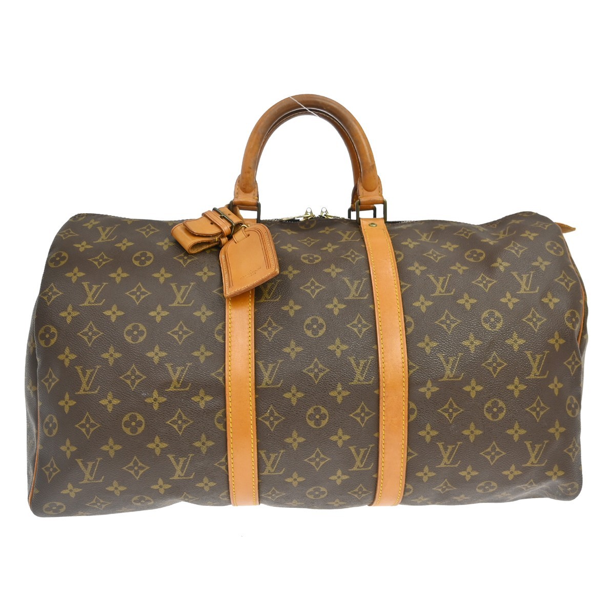 Louis Vuitton Keepall Monogram Canvas Brown Canvas Travel Bag Bag (Pre-Owned)
