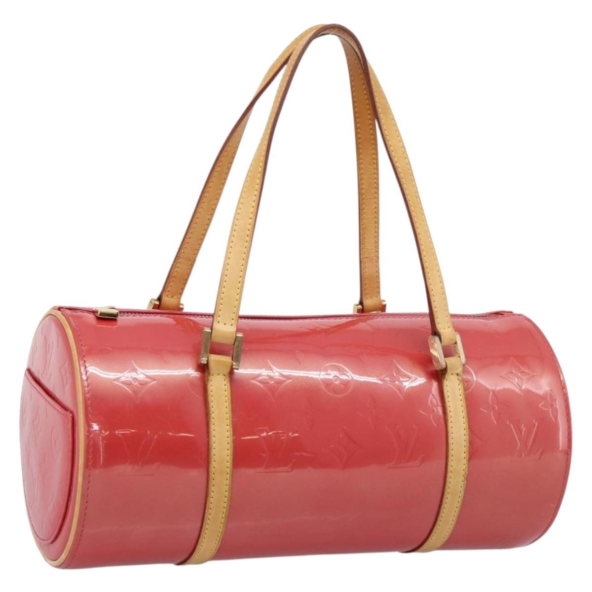 Louis Vuitton Bedford Monogram Vernis Pink Patent_Leather Handbag (Pre-Owned)