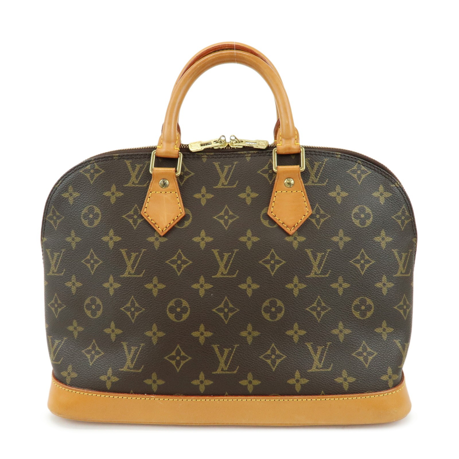 Louis Vuitton Alma Monogram Canvas Brown Canvas Handbag (Pre-Owned)