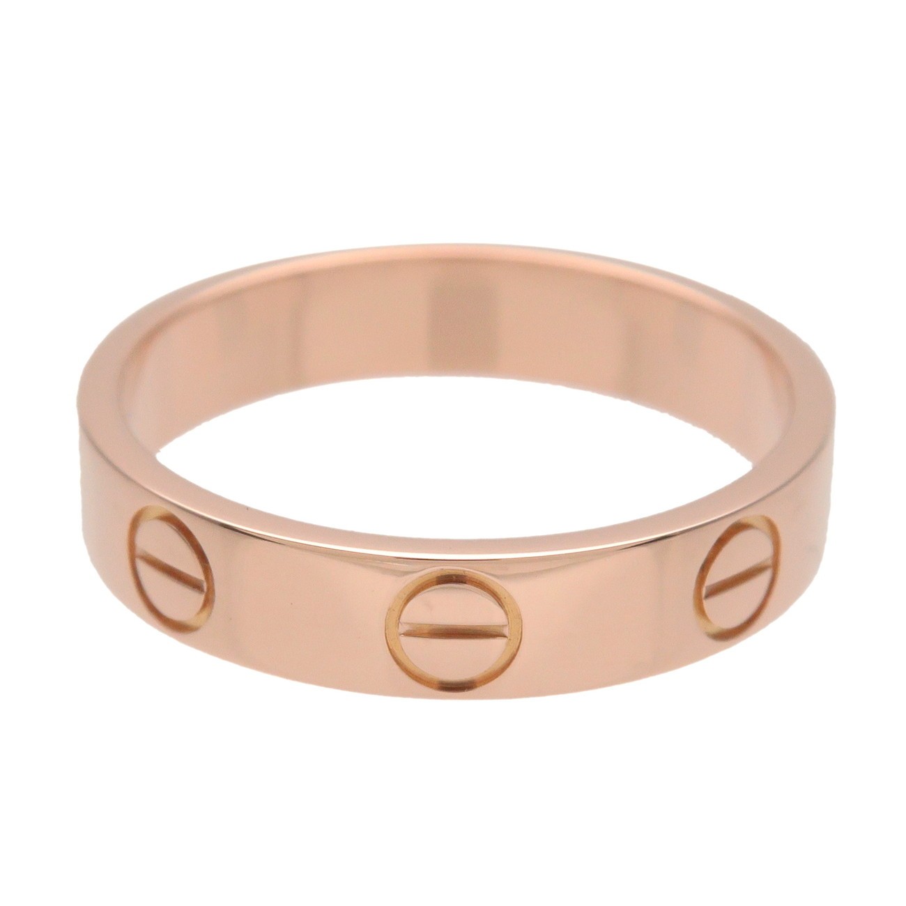 Cartier Love Band 18K Rose Gold Gold Rose_Gold Ring Jewelry (Pre-Owned)