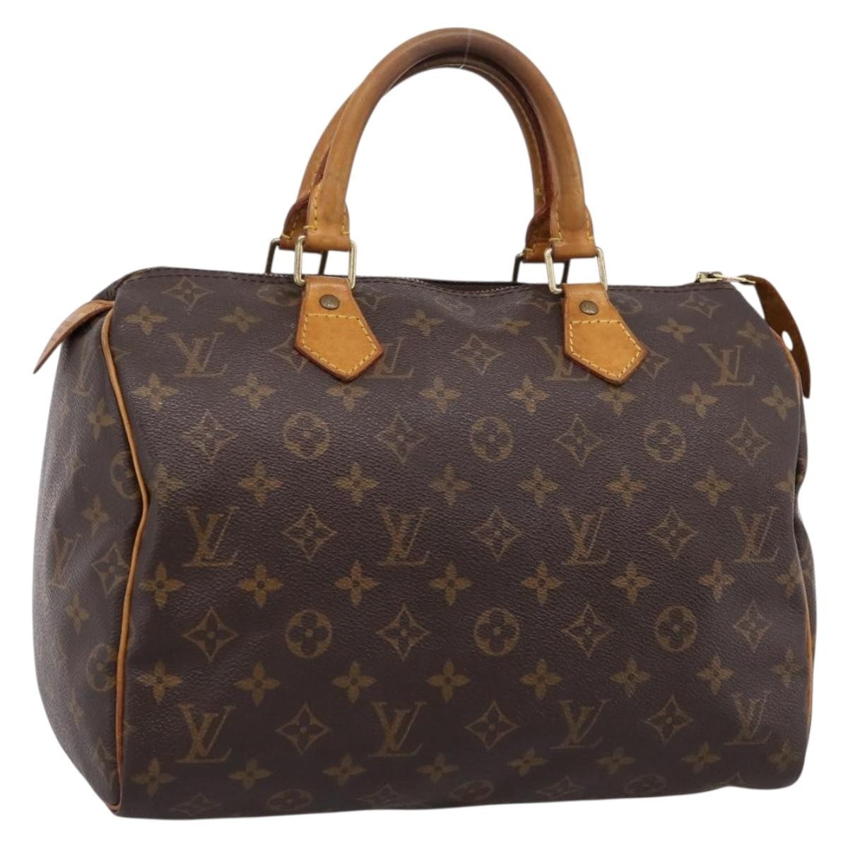 Louis Vuitton Keepall Bandouliere Monogram Canvas Brown Canvas Travel Bag Bag (Pre-Owned)
